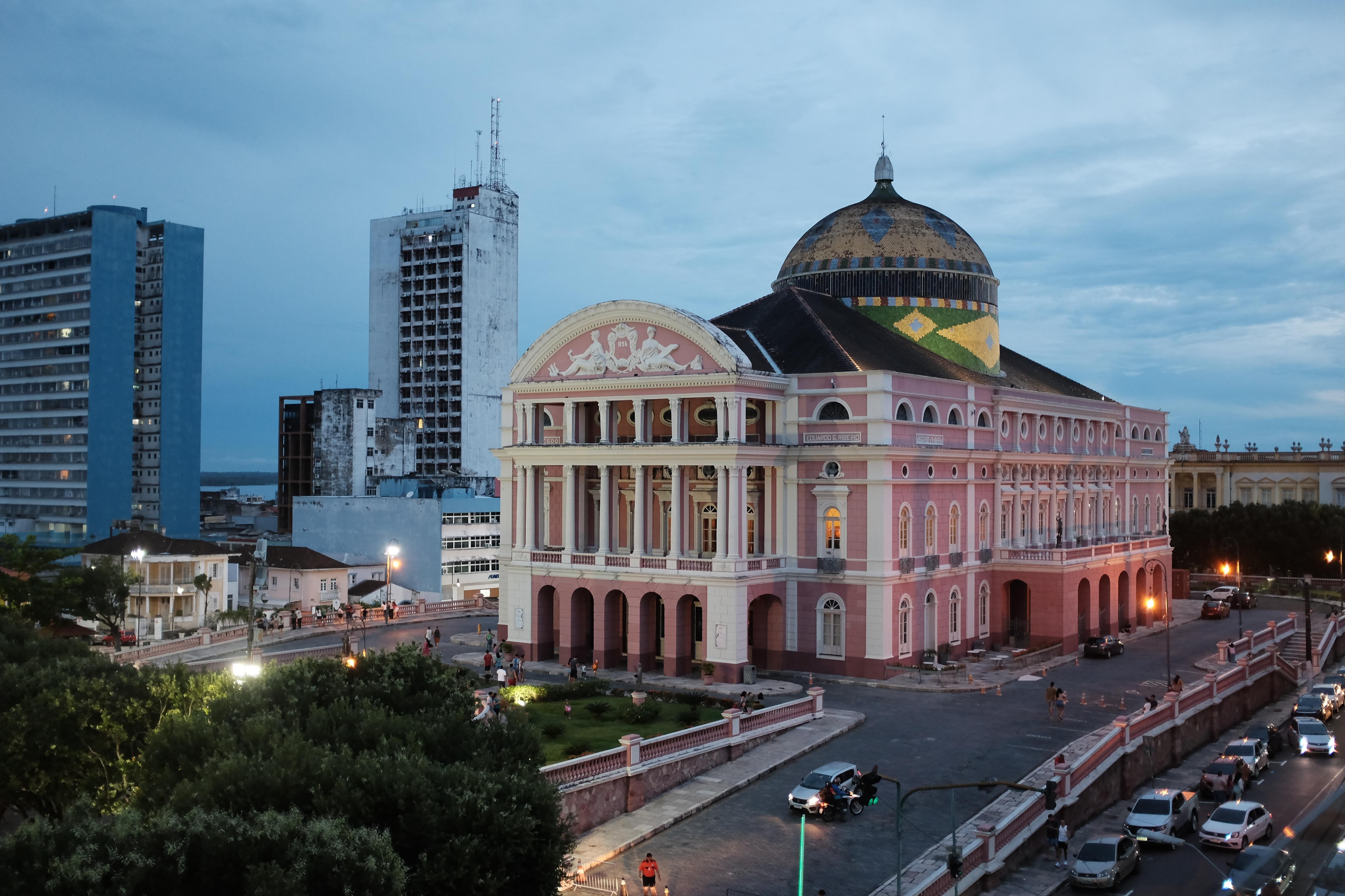 Outside of the Amazon Theatre