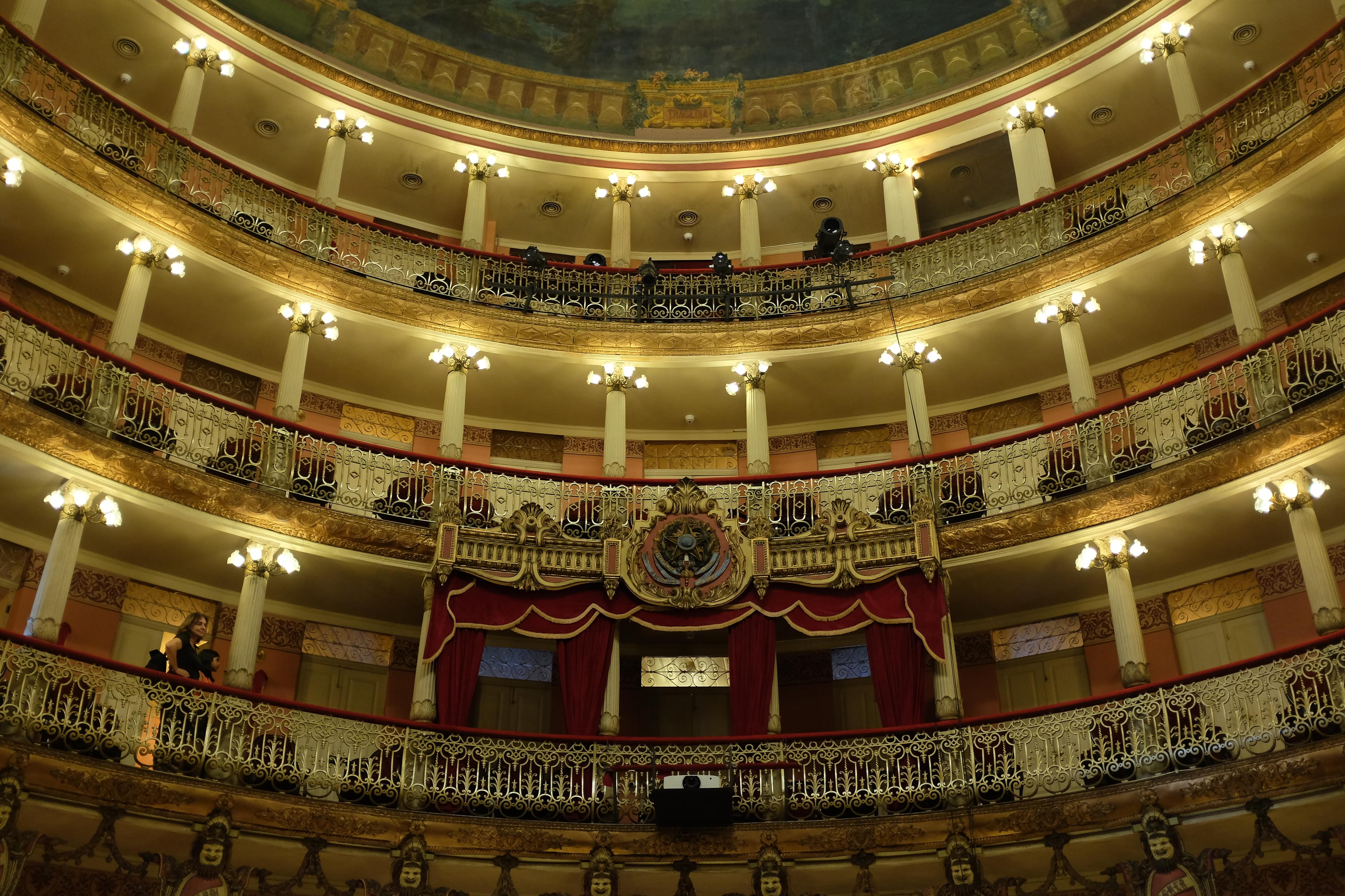 Inside of the theater