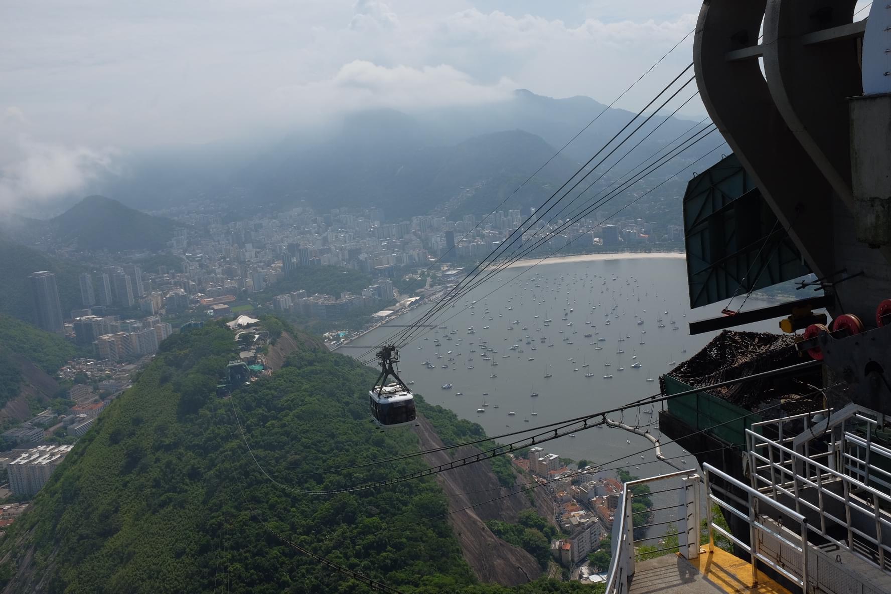 Cable car from Sugarloaf