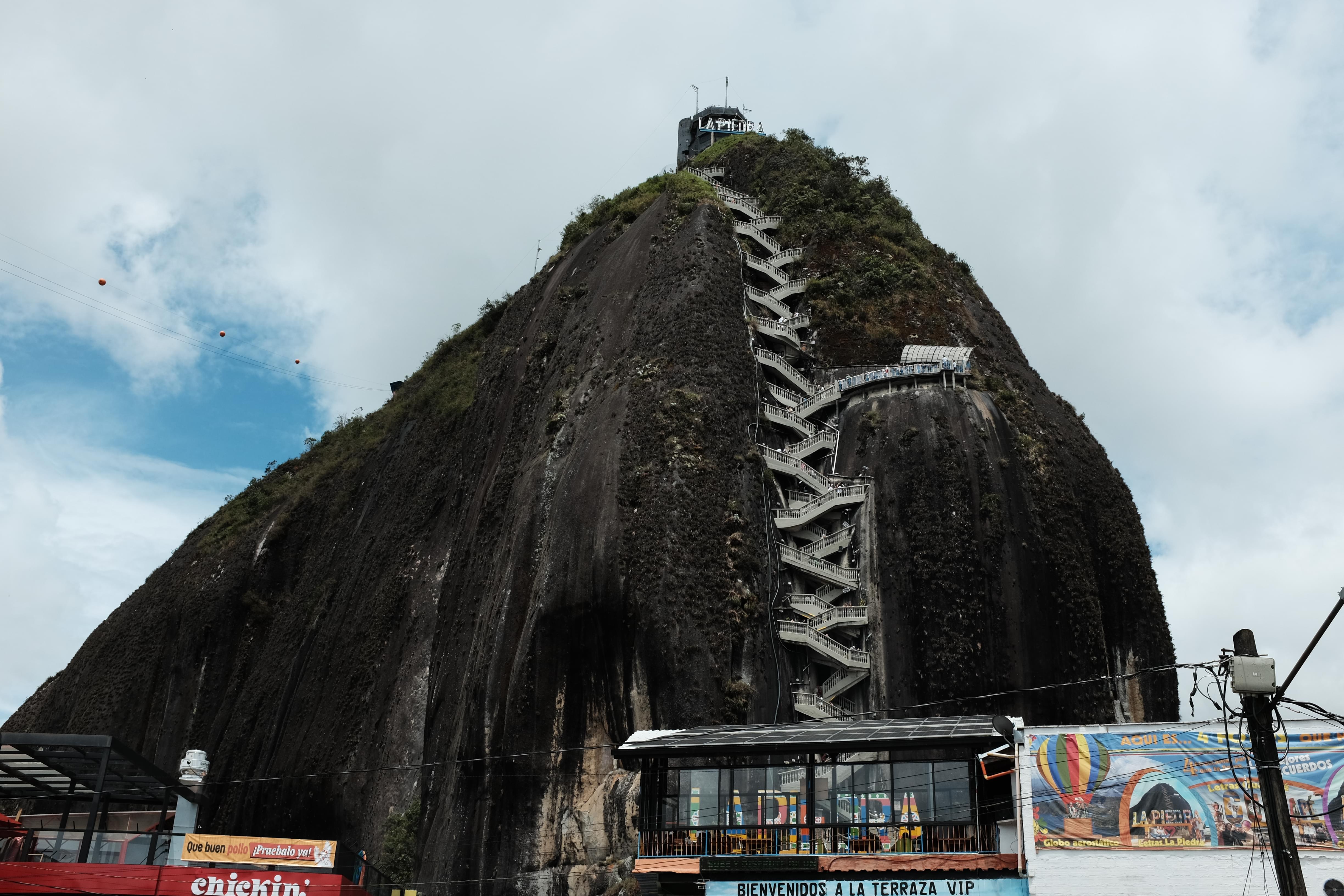 La Piedra del Peñol from the bottom