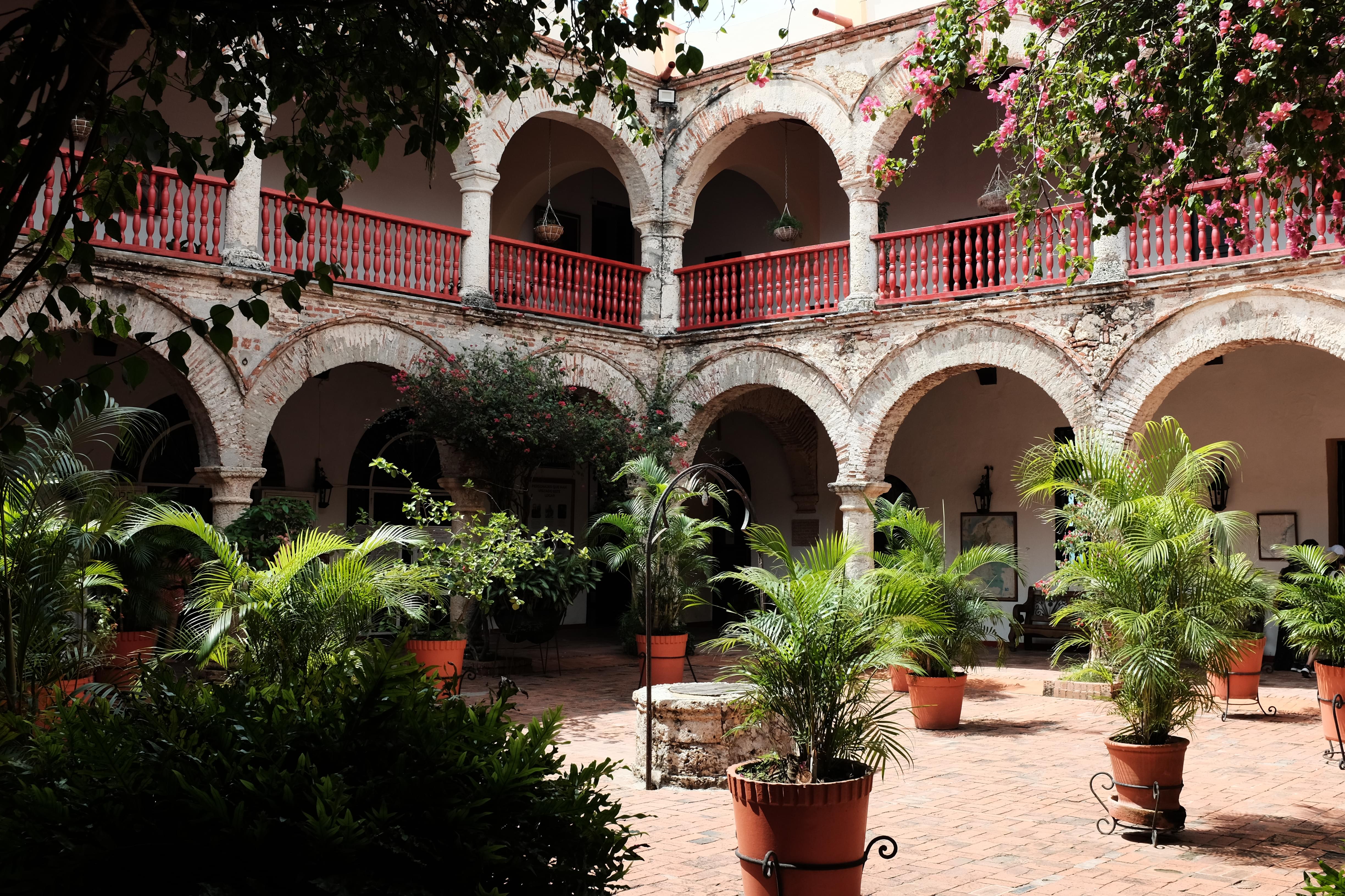 Convent of Santa Cruz de la Popa courtyard