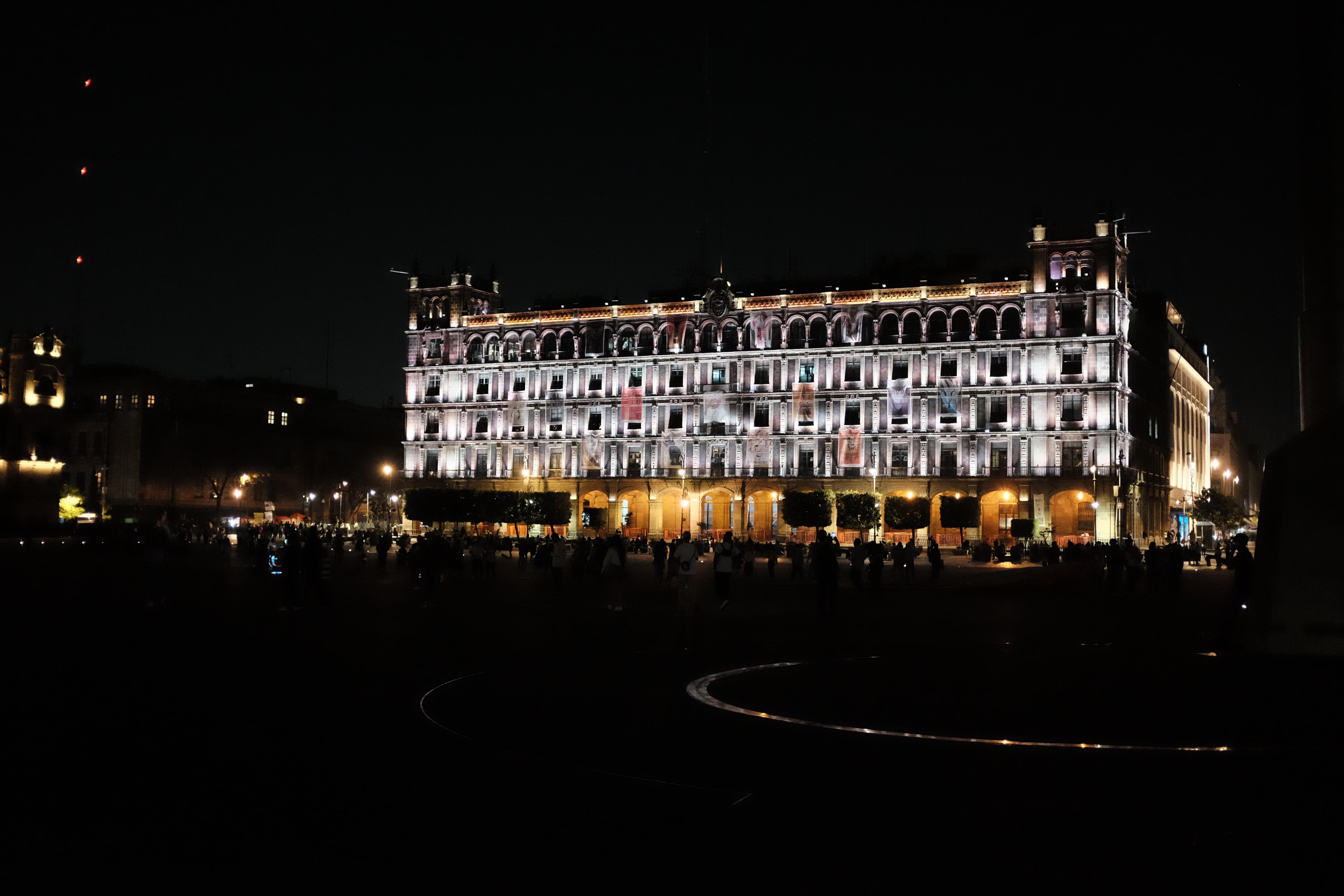Plaza Mayor at night