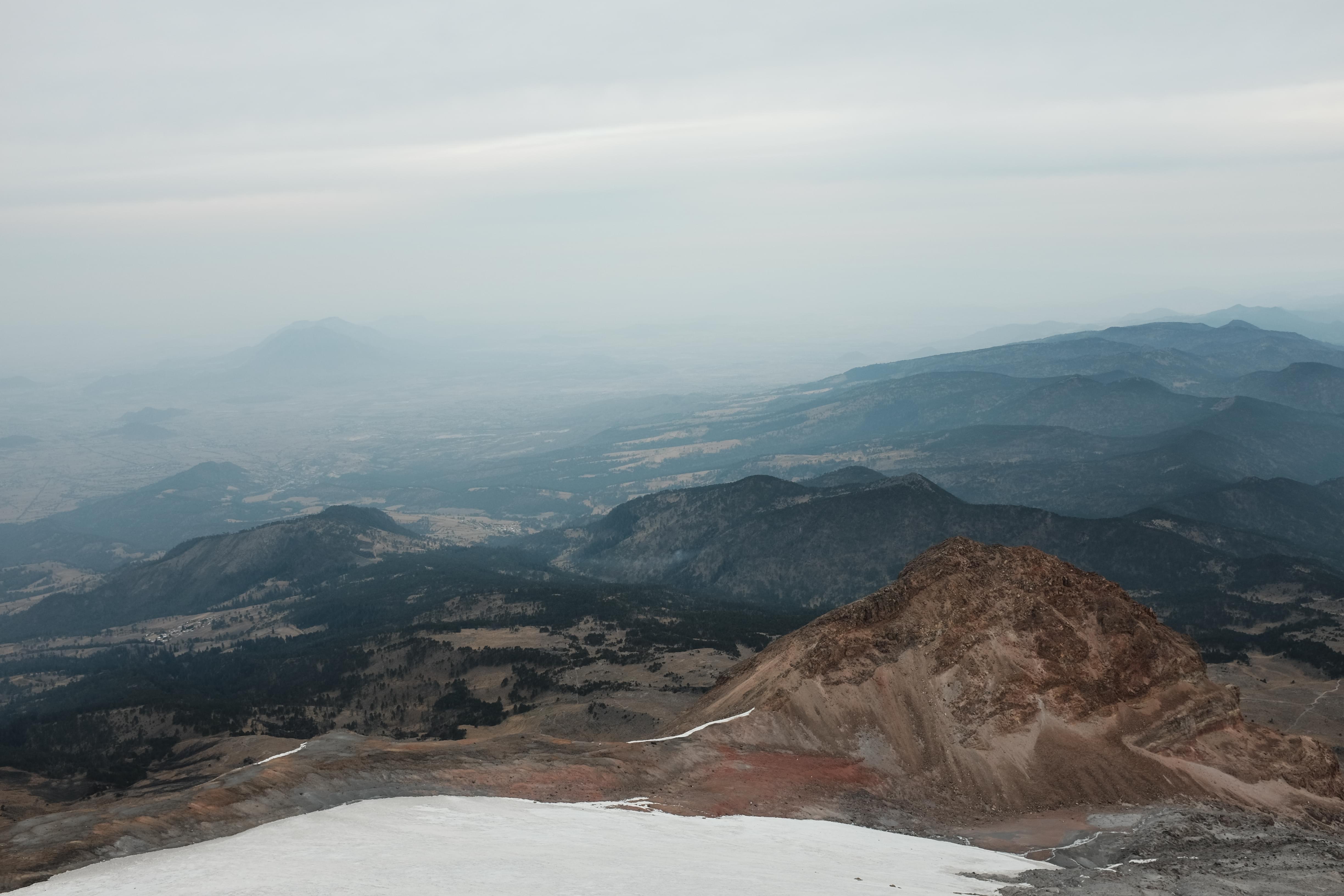 View from the summit of Orizaba
