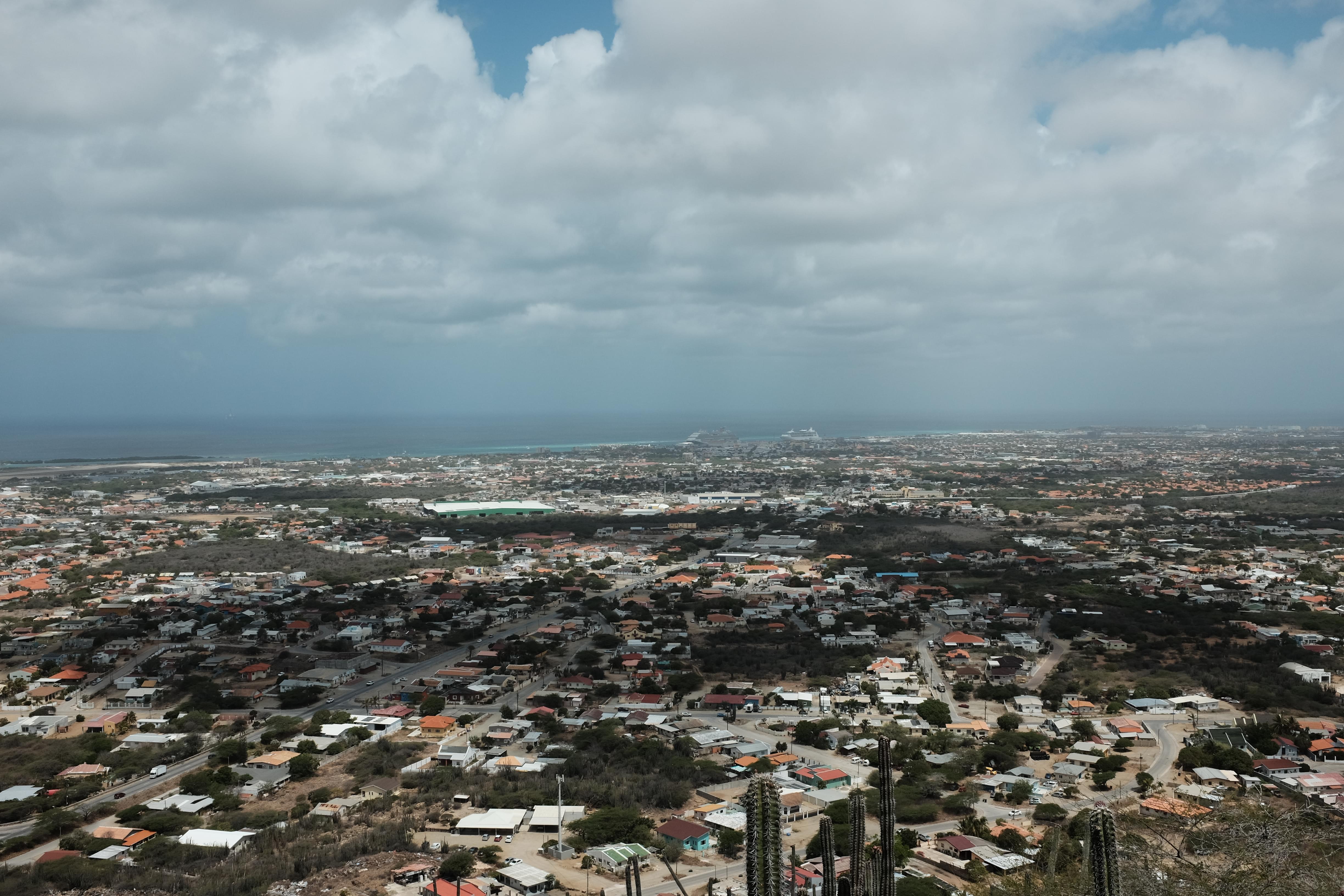 The view from Hooiberg, Aruba